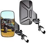 Ranger Side Mirror, SHEJISI UTV Side Mirrors,Especially Improved The Length of The Right Fixture, So That it Does not Block The Line of Sight, Compatible With Polaris Ranger General, Can-Am Defender