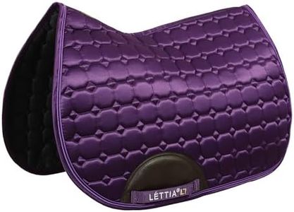 Lettia Infinity Collection All Purpose Saddle Pad- Purple