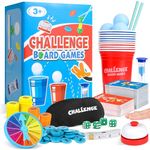 Pourbibi Party Games and Family Games, Games for Adults, Family Board Games for Kids and Adults - Beat Your Friends at 240 Challenges, Fun Family Card Games for Game Night - Christmas Games Gifts