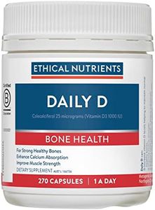 Ethical Nutrients Daily D - Maintains Healthy Levels Of Vitamin D, Supports Healthy Immune System - 270 Capsules