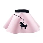 Hip Hop 50s Shop Baby and Toddler Poodle Skirt (Light Pink, Baby)