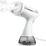 CKIKH Steamer for Clothes, Portable Clothes Steamer for Fabric Wrinkles Remover, 2000W Handheld Steamer with 280ml Tank, 20-Second Fast Heat-up, Convenient Clothes Steamer for Home, Office and Travel