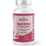 Vaginal Balance 60 Capsules - 10 Billions per capsule - L-rhamnosus, L-reuteri & Saccharomyces Boulardii- Friendly Active Bacterial Cultures Blend Providing Intimate Flora & UTI Support for Women - UK