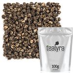 Tealyra - Imperial Jasmine Dragon Pearls - Loose Leaf Green Tea - Jasmine Green Tea with Pleasant Aroma and Tonic Effect - 100g