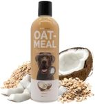 Bark2Basics Oatmeal Dog Conditioner, 16 oz - Natural Colloidal Oatmeal, Moisturizing, Relieves Dry Itchy Skin, Eliminates Static, Coconut Fragrance