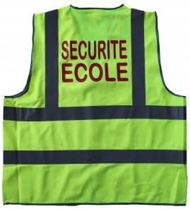 Patoutatis - Gilet de sécurité marquage SECURITE ECOLE