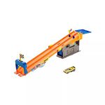 Hot Wheels Polypropylene Rooftop Race Garage Play Set, Multicolor