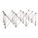 BORA Centipede 4ft x 6ft Portable Sawhorse with Accessories, 4 X-Cups, 4 Quick Clamps, Bag, CK12S Work Stand