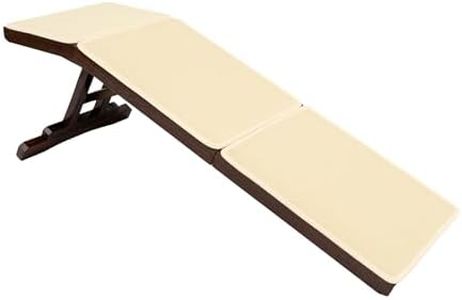 PetSafe CozyUp Dog Sofa Ramp - Folding Wood Dog Ramp for Couches and Sofas - Indoor Pet Ramp Holds up to 100 lb - Non-Slip Carpet, Folds for Easy Storage, Couch Access for Dogs and Cats - Espresso