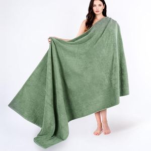 40x80 Inches Jumbo Size, Thick and Large 650 GSM Bath Sheet Cotton, Luxury Hotel & Spa Quality, Absorbent and Soft Decorative Kitchen and Bathroom Turkish Towels, Sage Green
