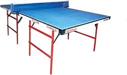 Gymnco Club Table Tennis Table Without Wheel (Laminated Top 18 mm) (Free TT Table Cover + 2 TT Racket & 2 Balls)