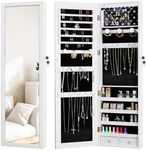 MASMIRE LED Jewelry Cabinet with Mi