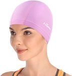 Firesara Fabric Swim Cap, High Elas