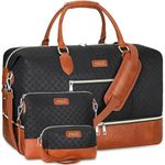 Weekender Bag for Women Travel Duffel Bag Carry On Overnight Bag with Shoe Compartment Large Duffle Tote Bag for Travel