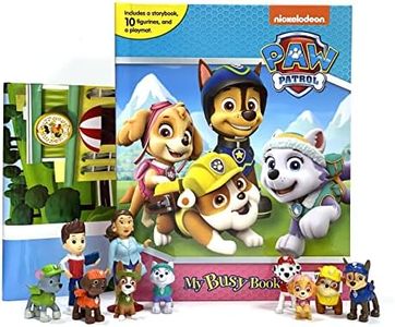 Phidal - Paw Patrol My Busy Book -10 Figurines and a Playmat