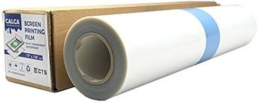 CALCA Waterproof Inkjet Milky Transparency Film for Silk Screen Printing, Milky Inkjet Transparency Film Roll for for Silk Screen - 17" x 100FT / 24" x 100FT (17" x 100FT)