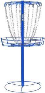 Remix Single Chain Practice Basket for Disc Golf - Royal Blue
