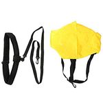 Xrten Swimming Pool Parachute, Resistance Swimming Belt Training Equipment for Adults, Kids, Pro, Amateur Use- Yellow