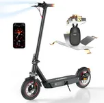 iScooter Electric Scooter Adults, 30 Miles Long Range, 25 MPH Top Speed, Dual Suspension Electric Scooter for Adults, with Turn Signals & Double Braking Systems & APP Control-Ideal for Urban Commuting