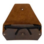 Hide & Drink, Leather Sunglasses Sleeve Case Protector Pouch Eyewear Outdoors Traveling, Handmade Includes 101 Year Warranty :: Bourbon Brown