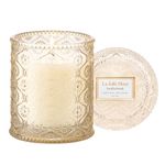 LA Jolie Muse Vanilla Bomb Candle, Vanilla Scented Candles Gifts for Women, Natural Soy Candles for Home Scented, 6 oz 40 Hours Burn