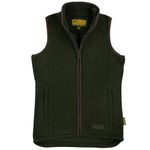 Game Ladies Penrith Fleece Gilet | Womens Winter Vest | Warm Waistcoat Forest Green