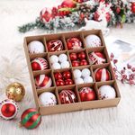 Christmas Decorations Balls, 44pcs 