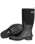 OutdoorMaster Hunting Boots for Men, Waterproof Rubber Neoprene Boots, Anti-slipped Insulated Outdoor Boots, Black, 10