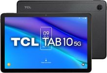 TCL TAB 10 5G - Android Tablet, 5G T-mobile Unlocked, Wi-Fi, 10”, 4GB RAM + 32GB Storage up to 512GB, Android 12, US Version, Gray