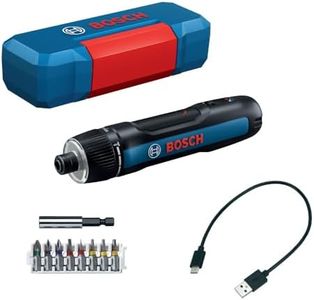 BOSCH GSD4V-35 4V Max USB-C Rechargeable Screwdriver - Compact Design, Dual Activation, Universal Bit Locker, 8 Torque Settings, LED Worklight