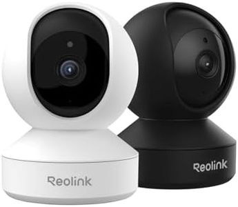 REOLINK 5MP Indoor Security Camera E1 Pro+E1 Pro-B plug-in Camera Support 2.4/5 GHz WiFi, 360 Degree Baby/Dog Monitor with Auto Tracking, Person/Pet Detection, Night Vision, 2 Way Audio, Local Storage