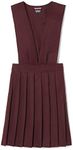 French Toast Girls' V-Neck Jumper, Burgundy, 6