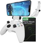 Xbox Series X Controller Mobile Gaming Clip, Xbox Controller Phone Mount Adjustable Phone Holder Clamp Compatible with Xbox Series X|S, Xbox One, Xbox One S, Xbox One X-Robot White