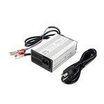 14.6V 6A Charger 14.6V LiFepo4 Battery Charger for 4S 12.8V 14.4V LiFepo4 Battery Charger Smart Charger with Crocodile Clip