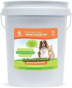 All About Pets Snow and Ice Melt - Gentle on Your Pets Paws and Made with No Toxic Chlorides or Painful Rock Salt Safe for Dogs & Cats - 15 lb Bucket