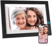 BSIMB 10.1 Inch 32GB WiFi Digital Picture Frame, 1280x800 HD IPS Touch Screen Photo Frame Electronic, Motion Sensor, Auto-Rotate, Wall-Mounted, Share Photos/Videos via App/Email, Gift for Grandparents