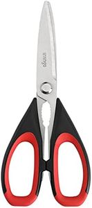 LIVINGO Kitchen Scissors, 8.5 inch Ultra Sharp Premium Heavy Duty Kitchen Shears, Multi Purpose Scissors Stainless Steel