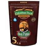 2268g Don Pablo Colombian Decaf - Swiss Water Process Decaffeinated - Medium-Dark Roast - Whole Bean Coffee - Low Acidity – 2268g Bag