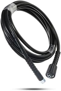 YUET 5M High Pressure Washer Replacement Hose for Car Washing Garden Cleaning, M14 x M22 (15mm) Thread Connector Water Clean Jet Pipe and Drain 16ft