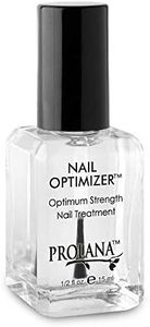 Prolana Nail Optimizer, Extra Strong Nail Strengthener Base Coat for Weak and Damaged Nails, Nail Growth & Prevents Nails from Peeling, Brittle Nails, Stops Slipts, Chips & Strengthens Nails, 0.5 oz