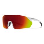 Smith Reverb Sunglasses Matte White/ChromaPop Red Mirror