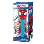 Giant Spider-Man PEZ Dispenser includes six PEZ Candy refills