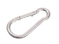 Faithfull FAICHFBS80 80 mm (8 mm Dia) Fire Brigade Snap Hook (Pack of 2)