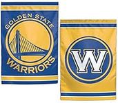 Wincraft NBA Golden State Warriors 2-Sided Garden Flag, 12 x 18-inches, Yellow, 18