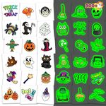 JOYIN 300+ Assorted Halloween Tattoos, 42 Designs including 24 Glow in the Night Children Tattoos for Halloween Trick or Treat Party Favor and Supplies, Themed Gifts