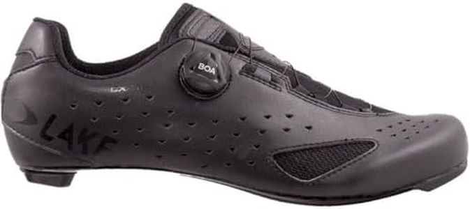 Lake Cx219 Wide Cycling Shoe - Men's Black/Black, 45.0