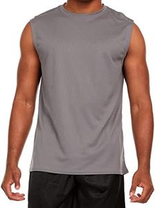 Russell Athletic Men's Dri-Power Muscle T-Shirt, Concrete, Extra Extra Large