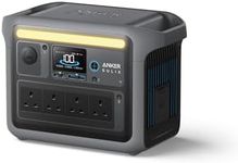 Anker SOLIX C1000 Portable Power Station, 1800W Solar Generator, Full Charge in 58 Min with UltraFast Charge Mode, LiFePO4 Power Station for Outdoor Camping and Home Backup (Optional Solar Panel)