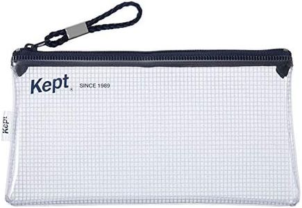 Raymay Fujii KPF603K Pencil Case, Cept Kept Clear Pencil Case, Navy