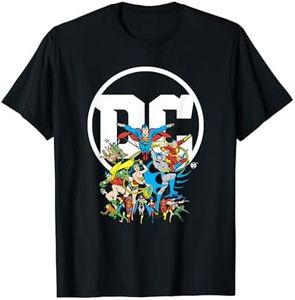 DC Comics Character Group Logo Poster T-Shirt